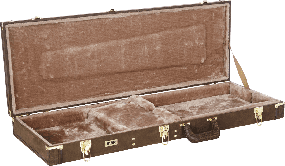 Étui Électrique Vintage Brown en Bois Deluxe - GW