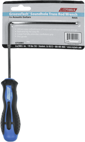Cle Allen Trussrod Groove Tech 4 MM avec Poignee
