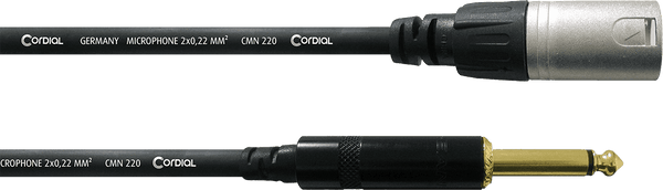 Câble Audio XLR Mâle - Jack Mono 7,5 M
