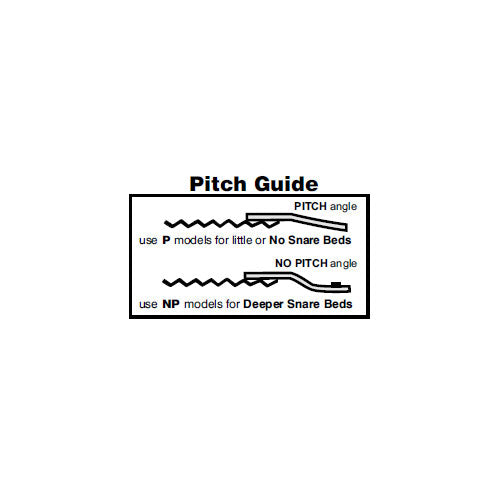 Timbre 14" - 18 Brins DUAL-ajustable Carbone + Pitch
