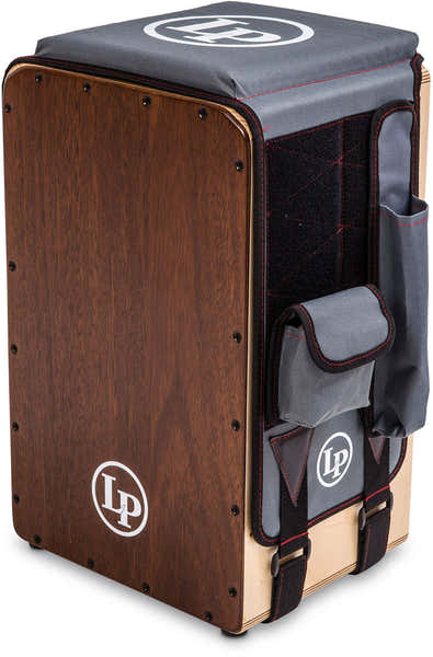 Latin Percussion LP-CJS Selle avec assise rembourée et poches latérales
