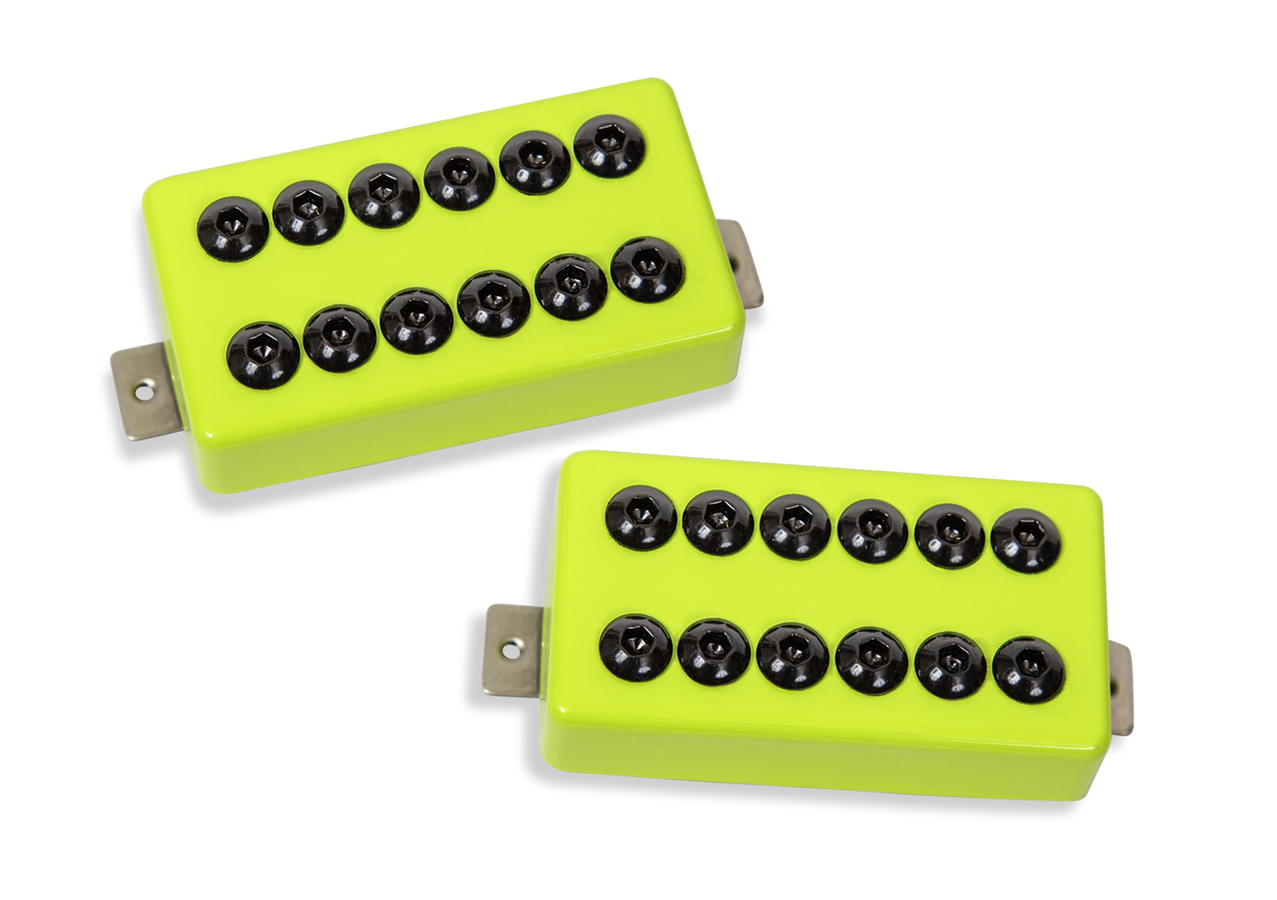 SET HUMBUCKERS INVADERS SH-8 TOXIC YELLOW