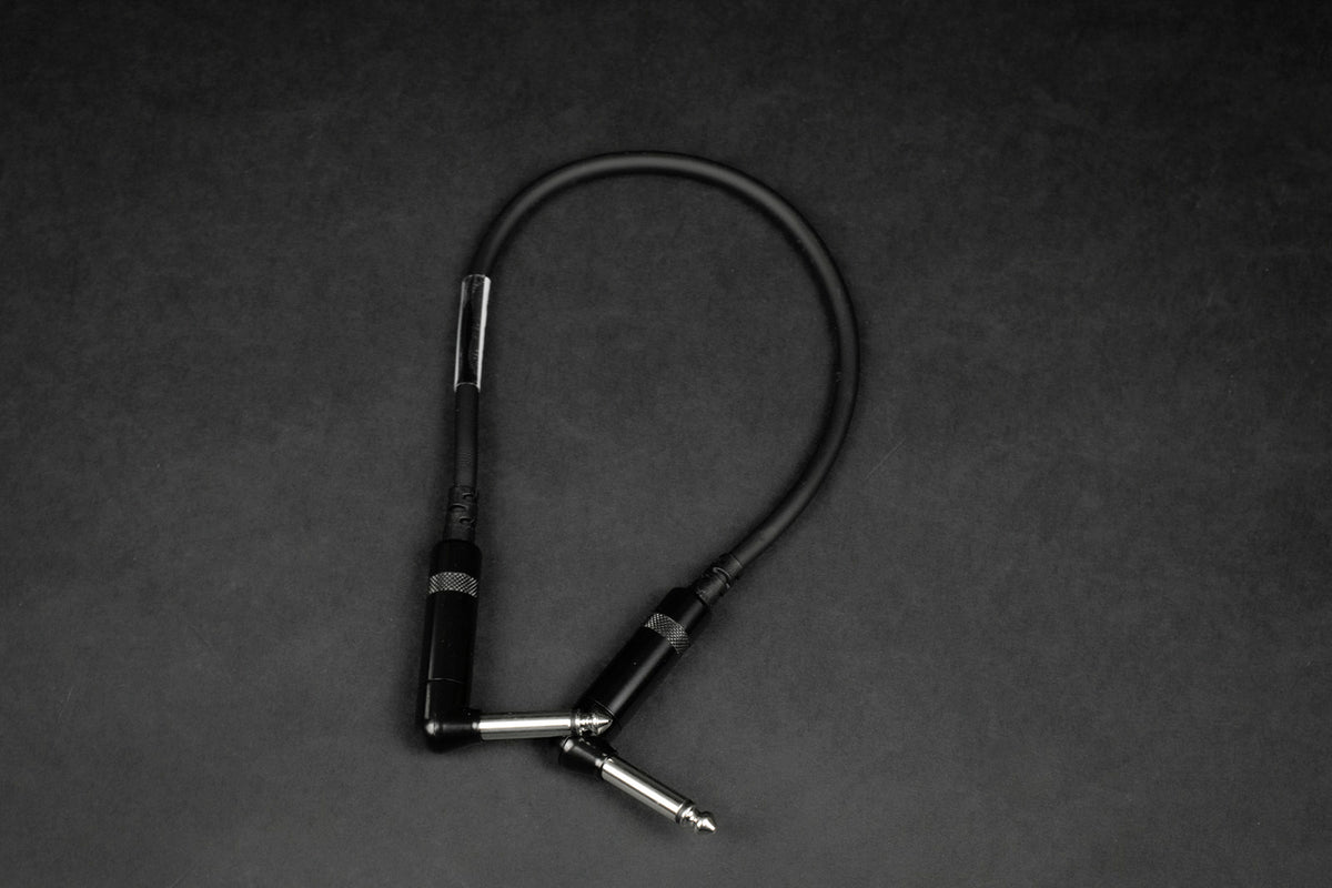 Câble Patch Guitare Jack Coudés 30 CM