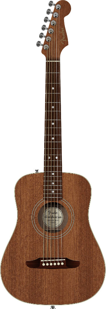 California Standard Redondo Mini with Bag Sapele Top Natural Sapele