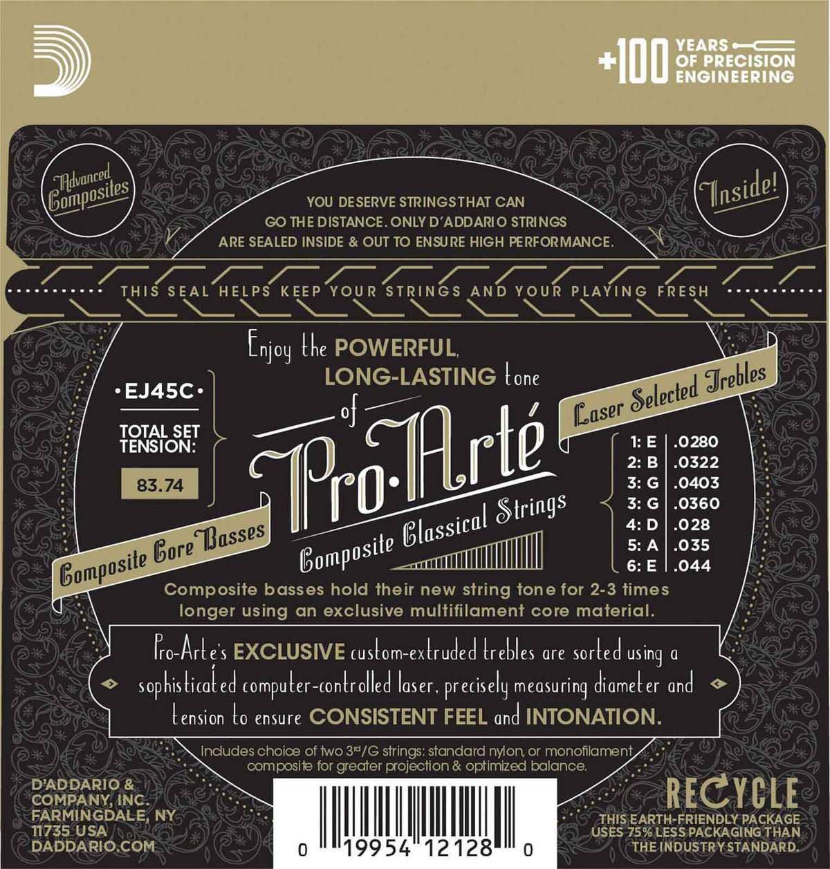 EJ45C Pro-Arte Composite Tirant Normal