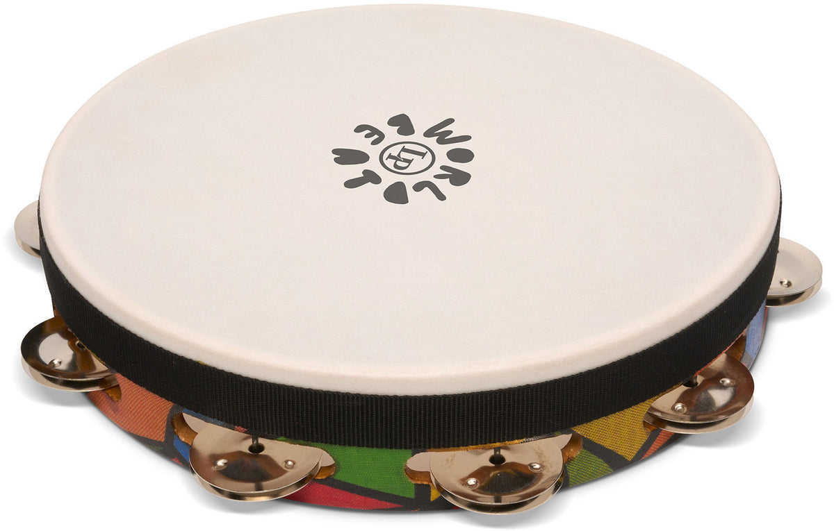 Tambourins World Beat Single Row Avec Peau LP7023 10 Pouces