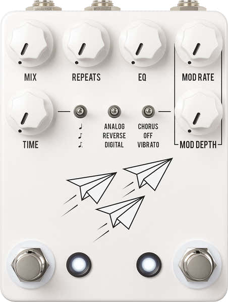 Jhs Pedals FLIGHT DELAY WHITE