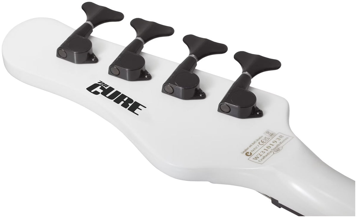 Ultra Spitfire Signature Simon Gallup Gloss White with Red Lion