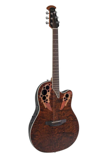 Ovation celebrity elite plus super shallow tiger eye CE48P-TGE-G