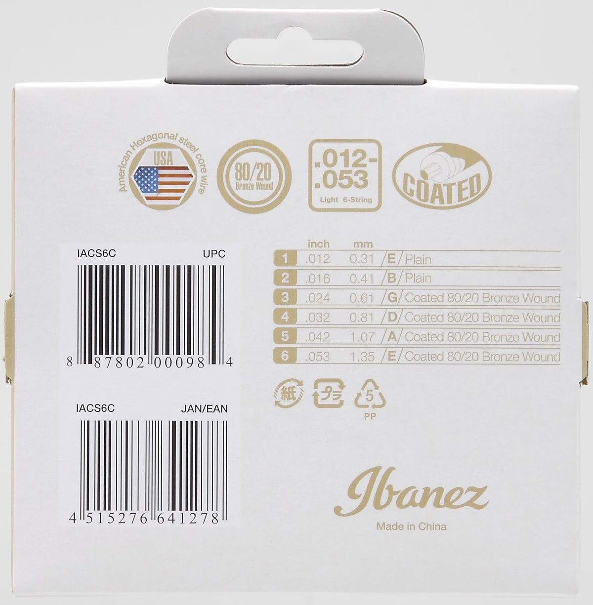 IACS6c 80/20 Bronze Wound Light 12-53