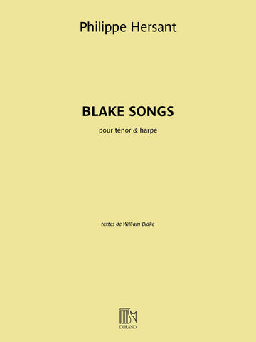 Blake Songs