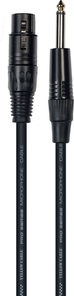 Yellow Cable Cordon Jack XLR Fem. 1 M