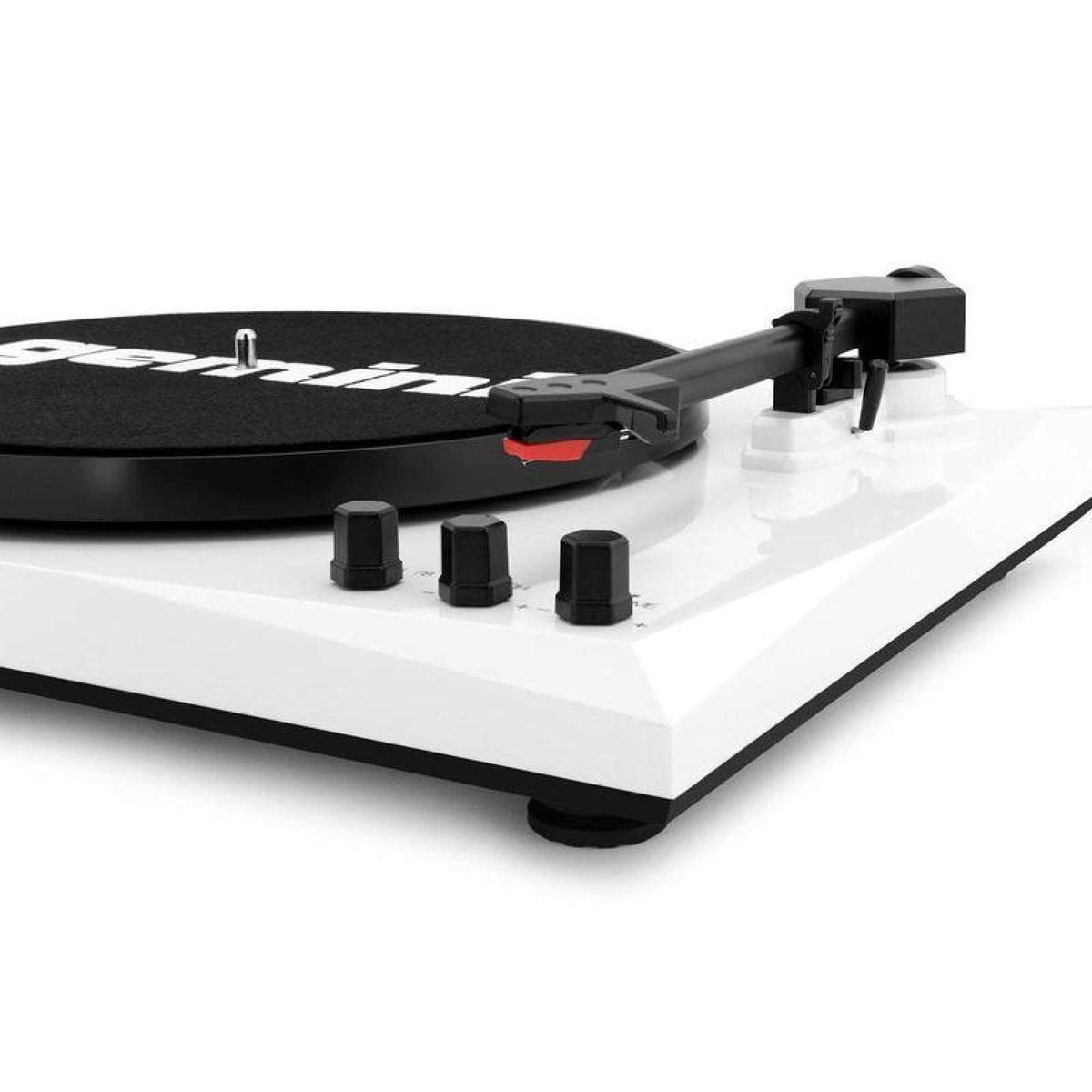 TT-900BW - Systeme Tourne Disque Amplifie Blanc