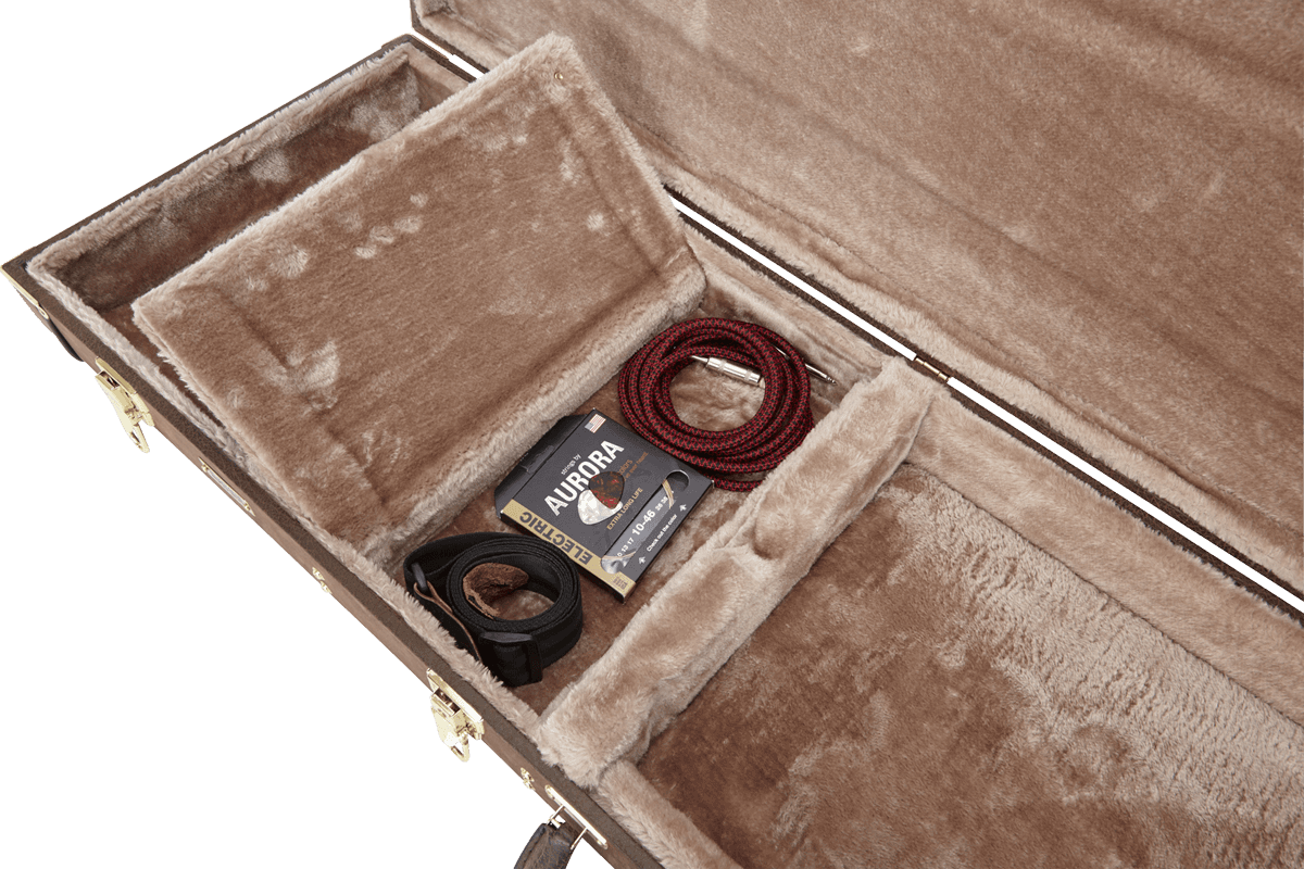 Étui Électrique Vintage Brown en Bois Deluxe - GW