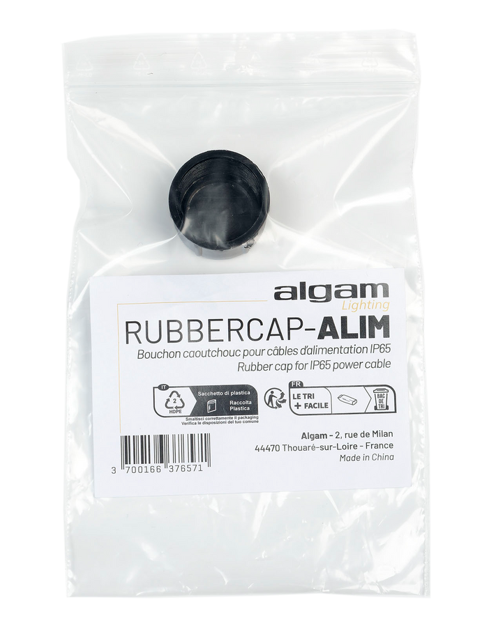 Bouchon pour câble d'alimentation IP65 IP-PAR-712HEX et 1212HEX