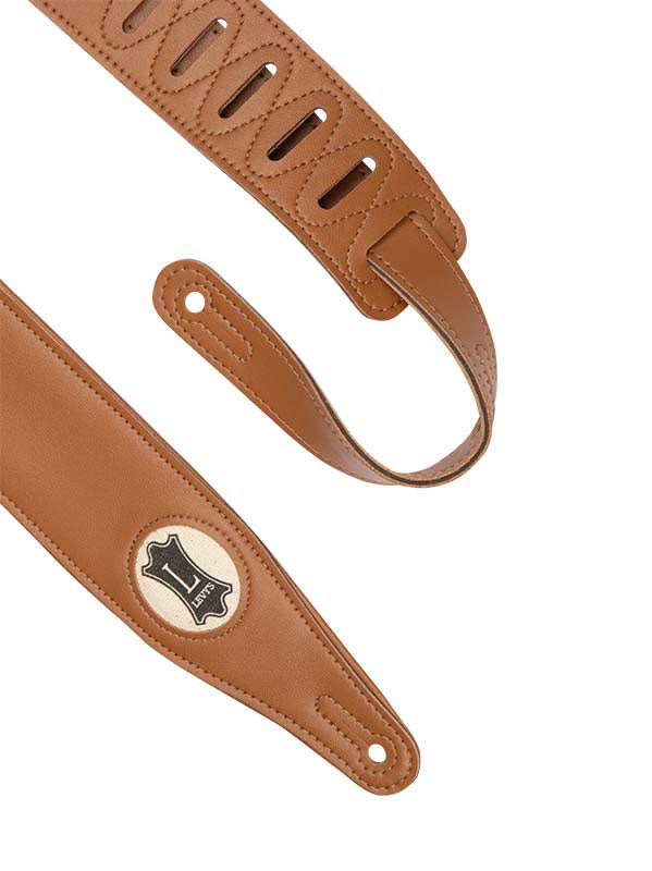 Cuir Vegan avec Logo Chanvre 6,4 Cm - Tan