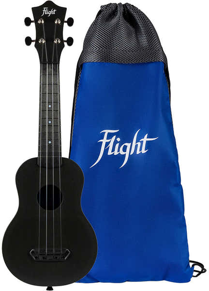 Flight Ultra Travel Soprano Ukulele - Ink