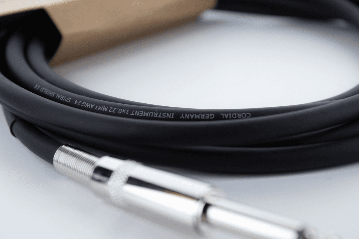 Cable Guitare Jack 1,5 M Droit/Coud