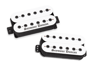 Blackened Black Winter Trembucker bridge set blanc