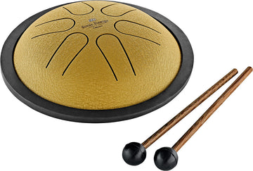 Sonic Energy Mini Steel Tongue Drum Gold B Major