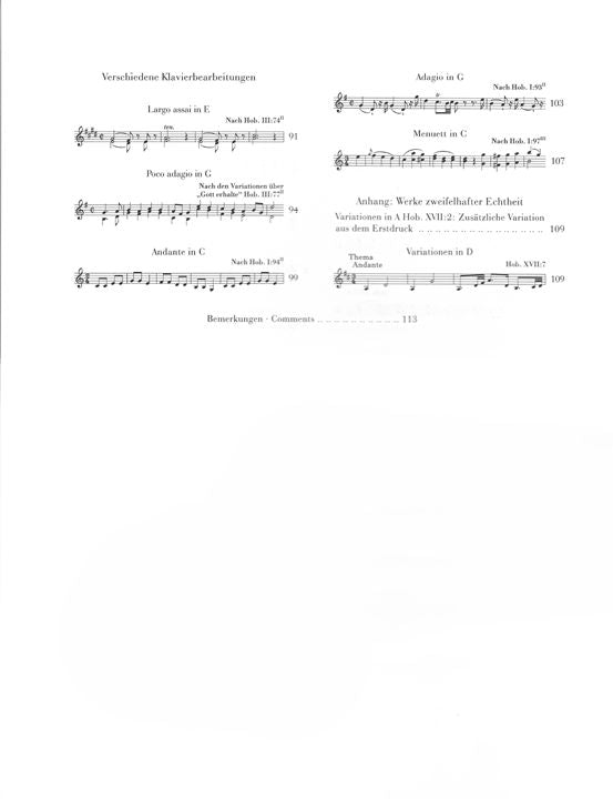 Haydn J. - Piano Pieces - Piano Variations
