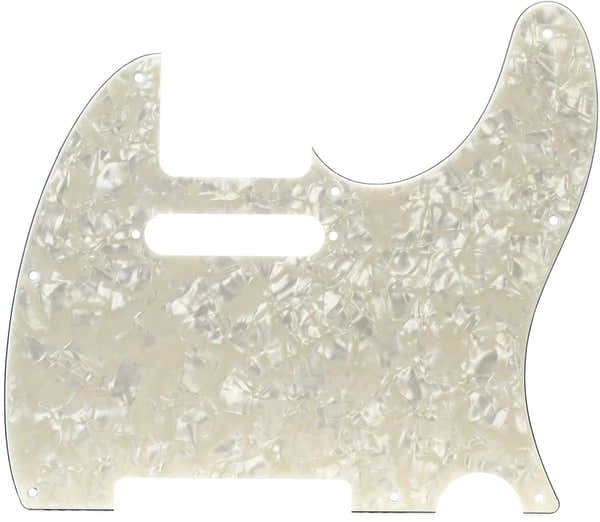 Pickguard Tele Aged White Pearl