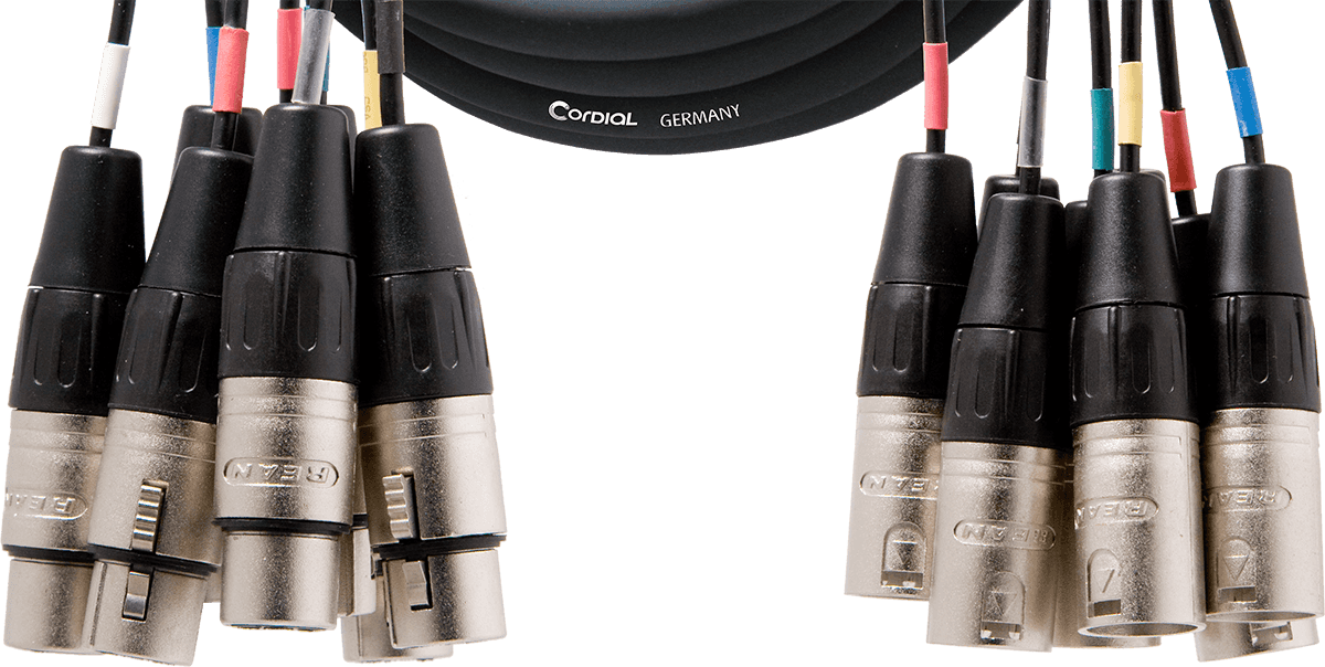Multipaire 8 XLR Mâle/femelle 5 M