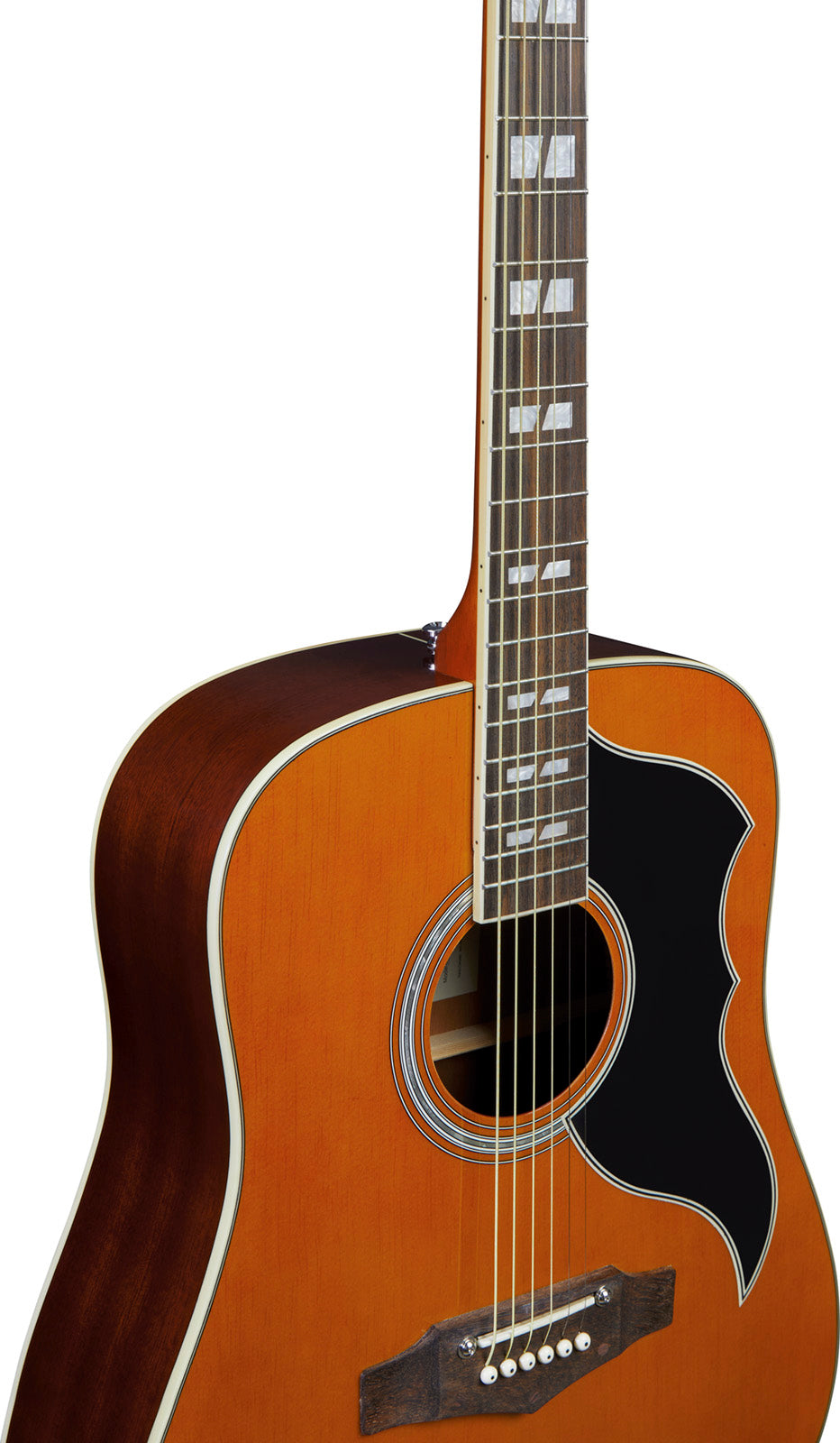 Ranger VI EQ Vintage Reissue Dreadnought Natural Top Stained