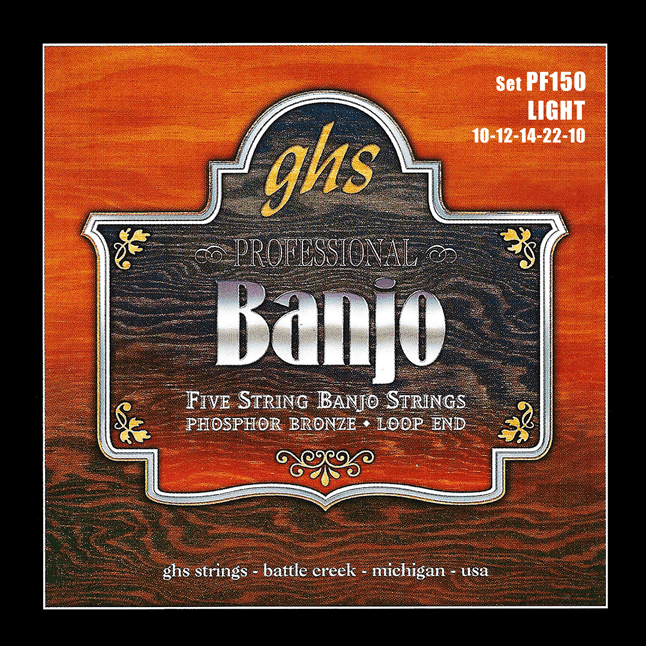 GHS Banjo Phosphor Bronze Light 10-12-14-22-10