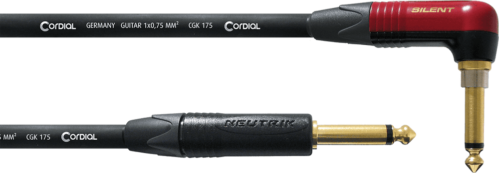 Cable Guitare Jack Droit /Coudé Silent 3 M