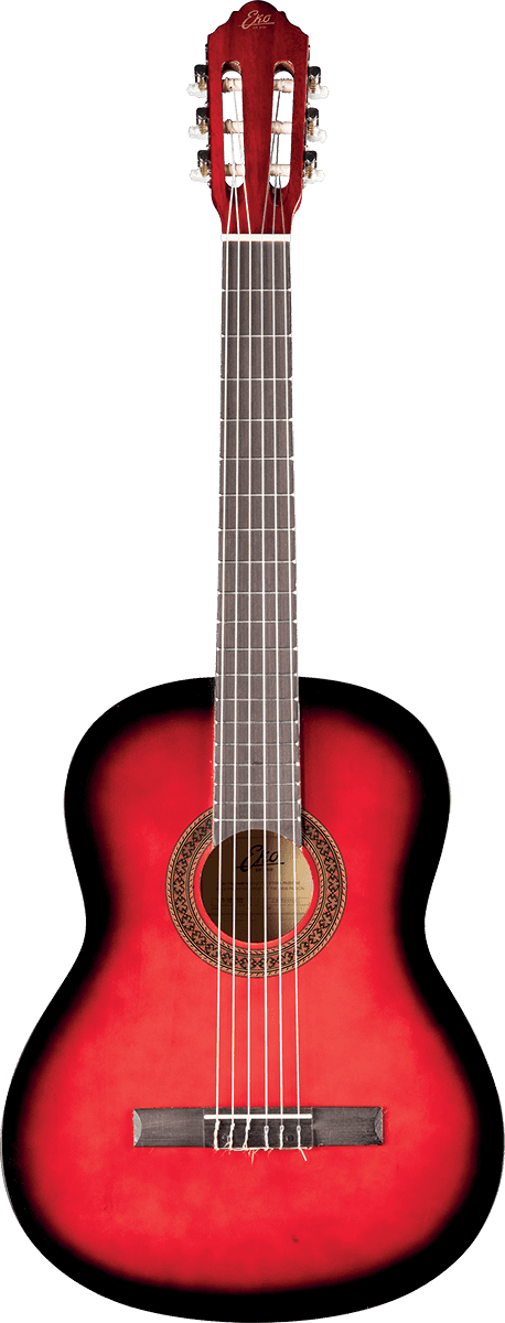 Eko CS-10 4/4 Red Burst + Housse