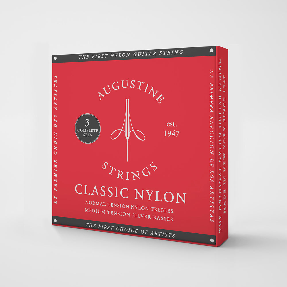 Augustine Standard Rouge Tirant Normal Pack de 3