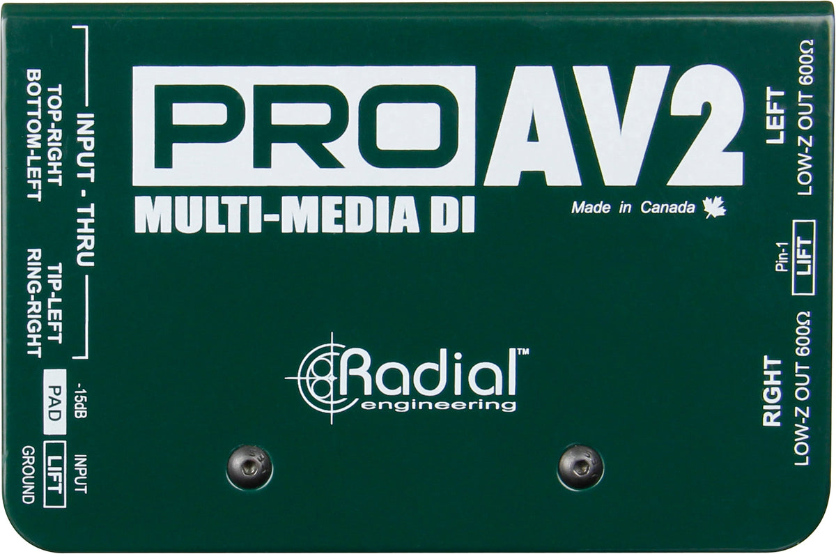 Pro AV2 Di - Passive Multimedia Stereo