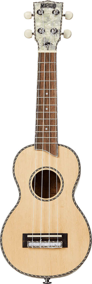 Soprano Électro Naturel Tête Perlée + Housse