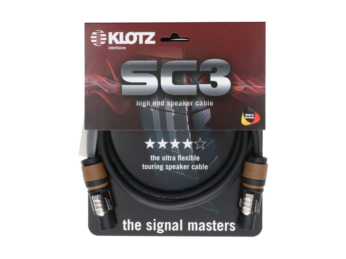 SC-3 Haut-Parleur noir 1m