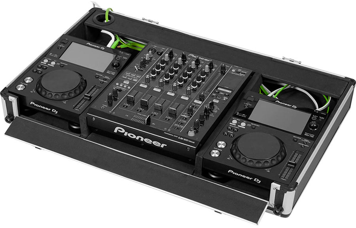 Case Régie 10 / 12'' XDJ700 et DJM750 Silver