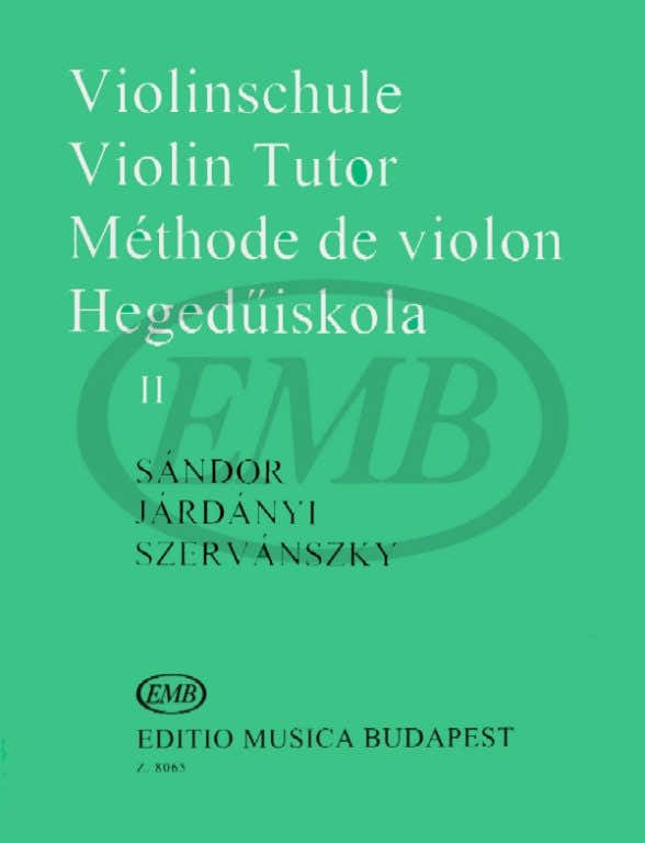 Sandor / Jardanyi / Szervanszky - Methode De Violon Vol.2 - Violon