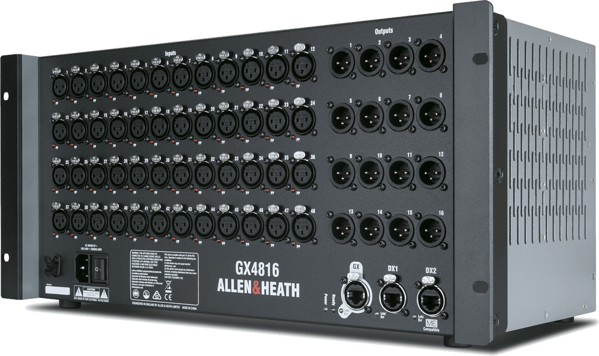 Pack Allen&Heath Avantis + Dpack + Mixrack Gx4816+ Housse