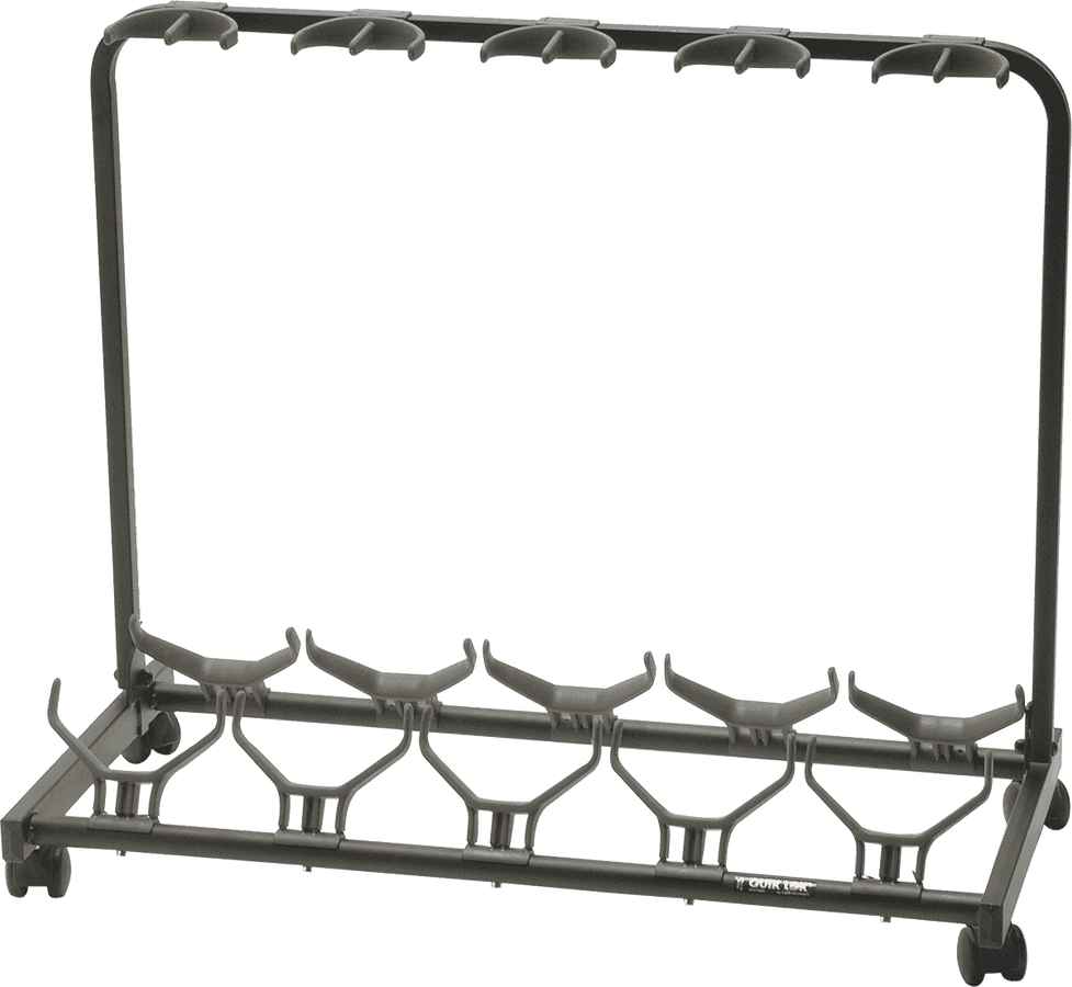 GS/450 Stand pour 5 Guitares avec Roulettes