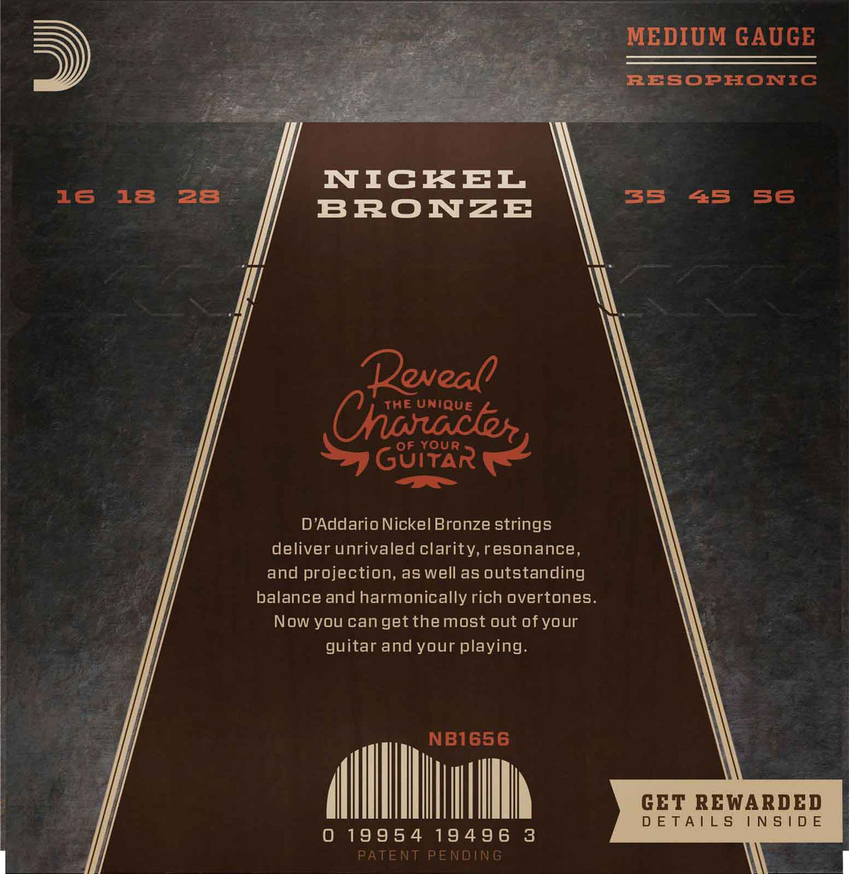 NB1656 Nickel Bronze Resophonic 16-56