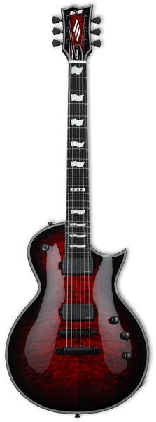 E-II Eclipse Quilted Maple Fluence See Thru Black Cherry Sunburst