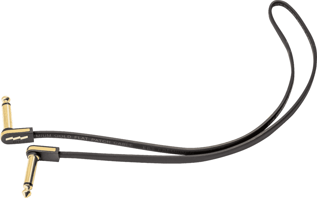 Câble de Patch Guitare 58cm Compact Or