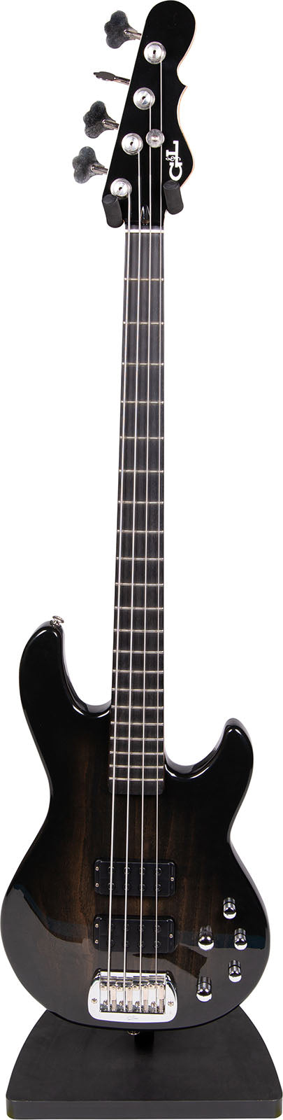 Stand Guitare Suspendu Bois Noir