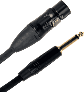 JUSTFJM10 Cable Micro XLR Femelle Jack Mono 10M