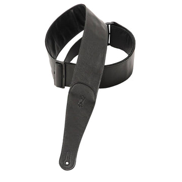 7 CM Cuir Pleine Fleur avec Rembourrage Black