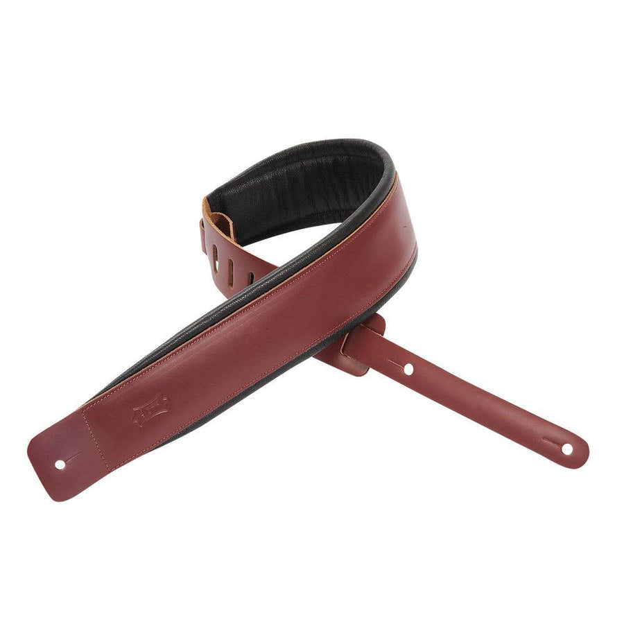 6,4cm Noir Rembourree Avec Rebord De Confort Burgundy