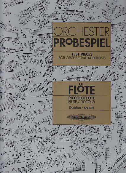 Edition Peters Traits D'orchestre - Flute