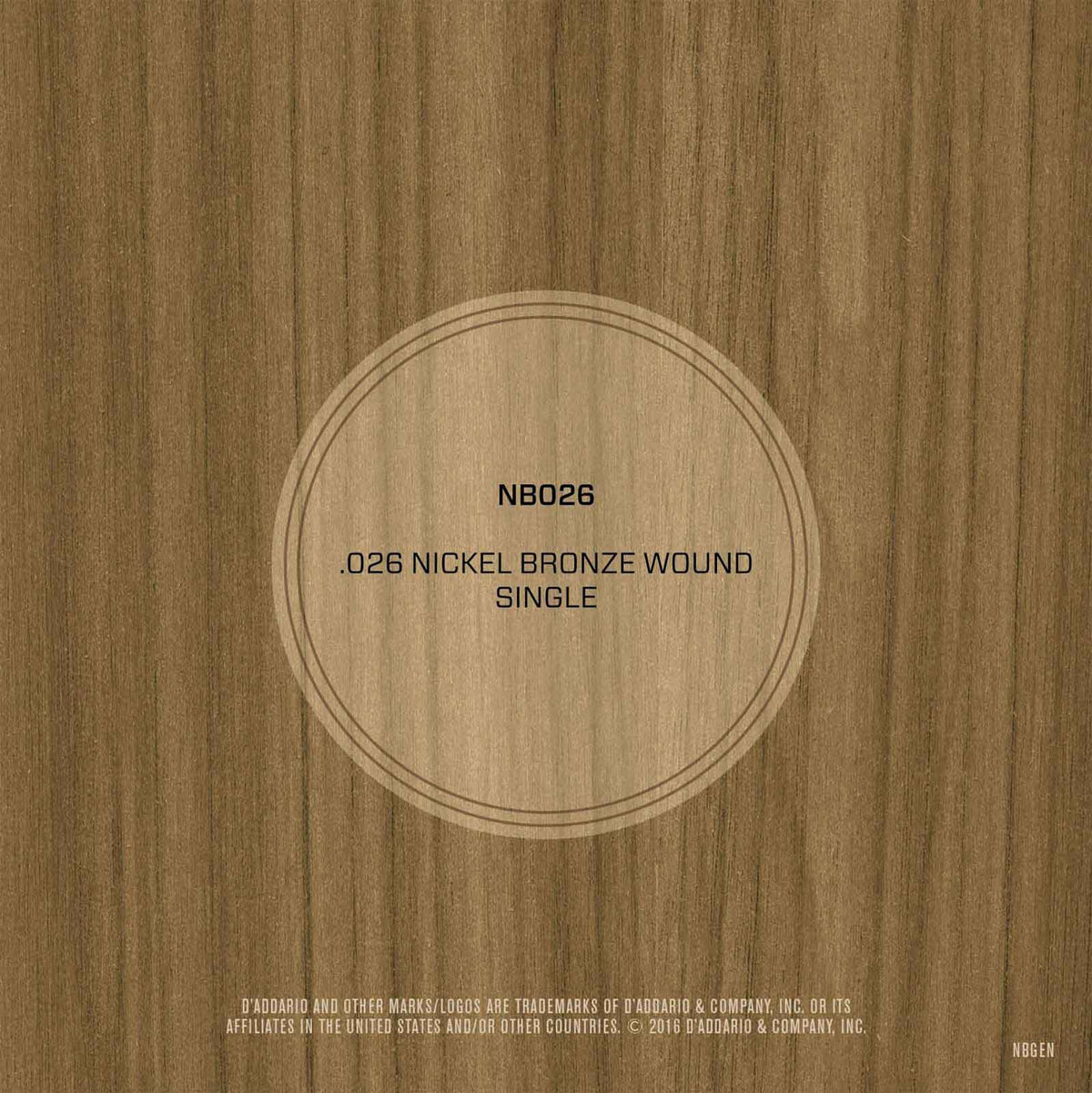 Corde NB026 Filet Nickel Bronze 26