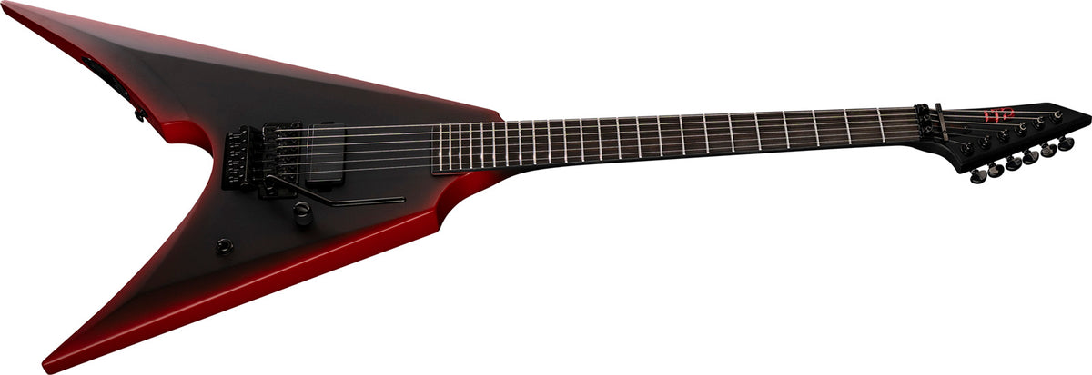 Arrow Black Metal Black Red Burst Satin