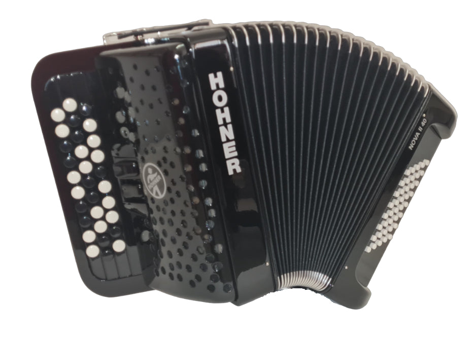 Hohner Nova II 40 Noir Touches Boutons